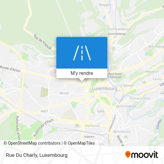 Rue Du Charly plan