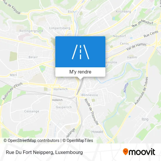 Rue Du Fort Neipperg plan