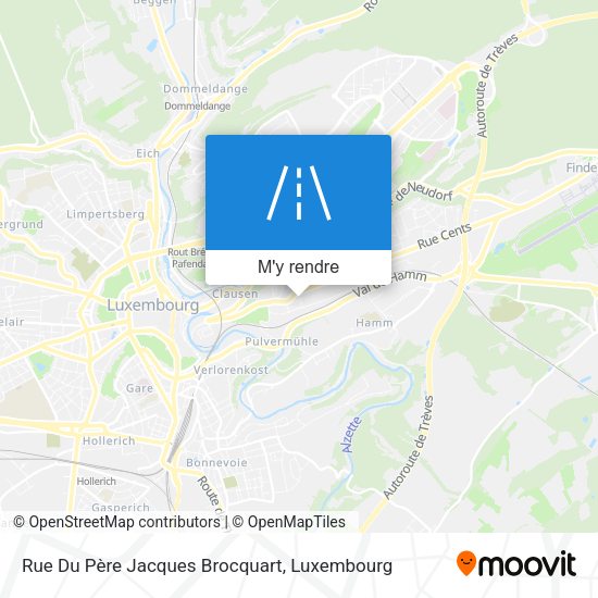 Rue Du Père Jacques Brocquart plan