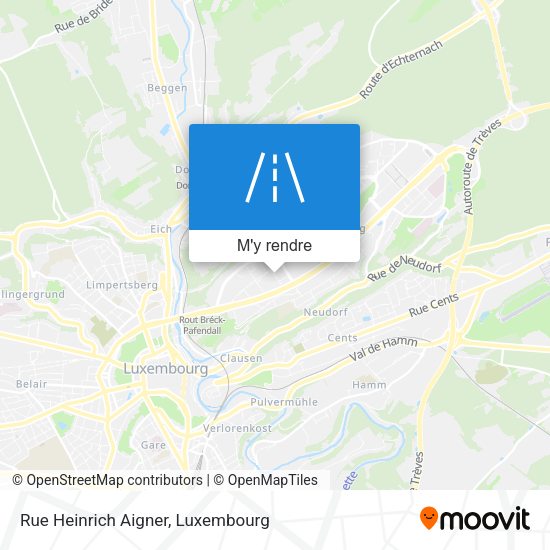 Rue Heinrich Aigner plan