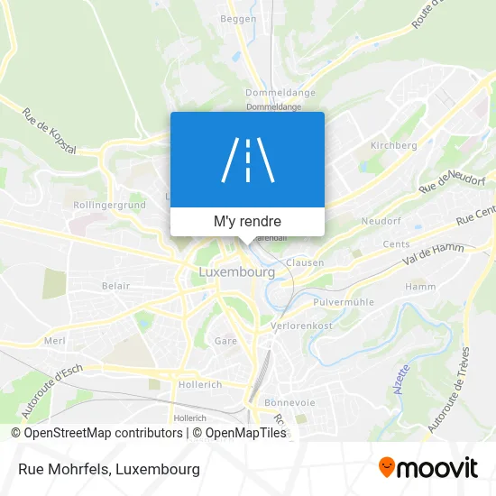 Rue Mohrfels plan