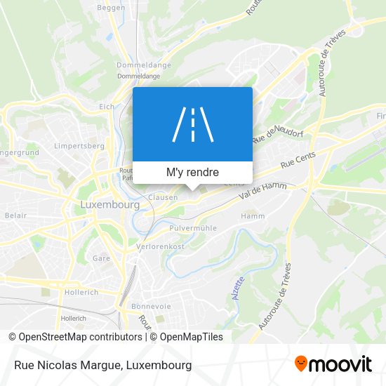 Rue Nicolas Margue plan