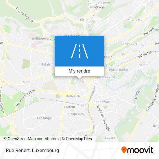 Rue Renert plan