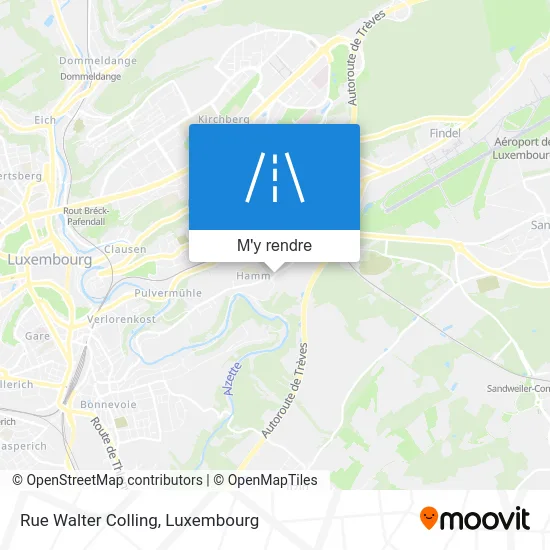 Rue Walter Colling plan