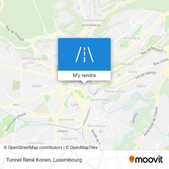 Tunnel René Konen plan