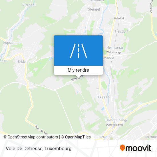 Voie De Détresse plan