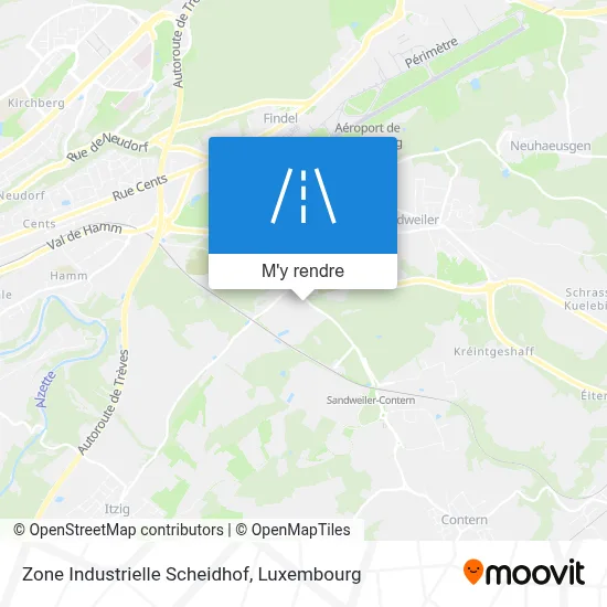 Zone Industrielle Scheidhof plan