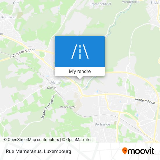 Rue Mameranus plan