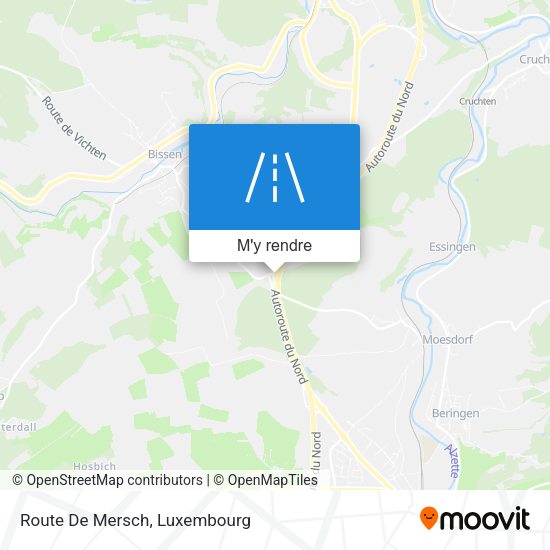 Route De Mersch plan