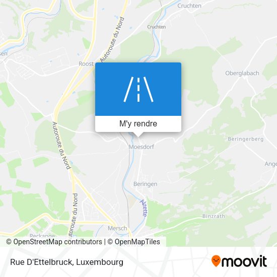 Rue D'Ettelbruck plan