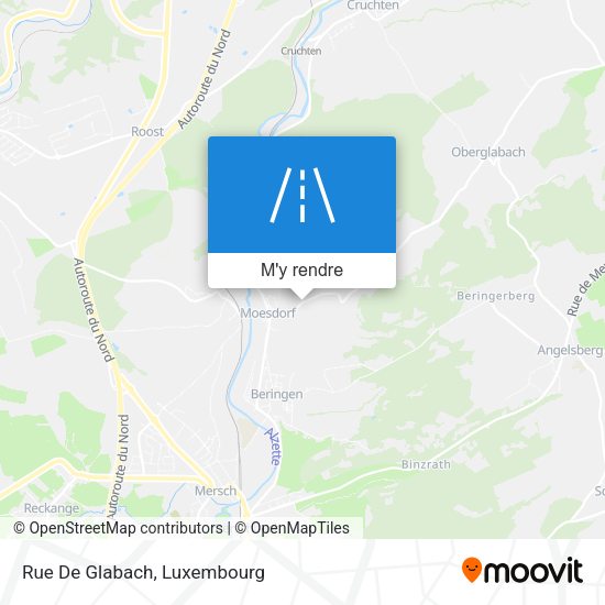 Rue De Glabach plan