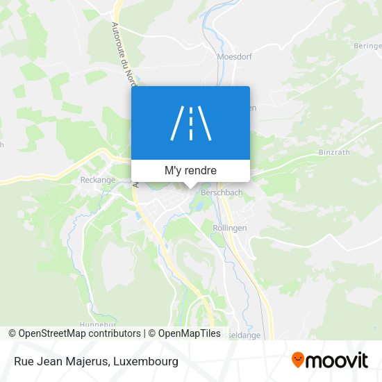 Rue Jean Majerus plan
