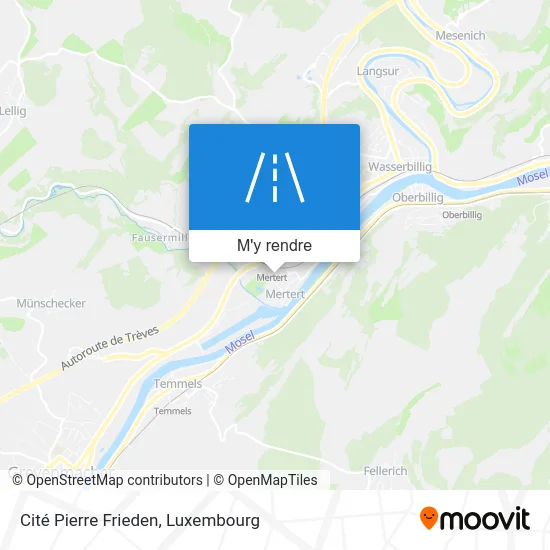 Cité Pierre Frieden plan