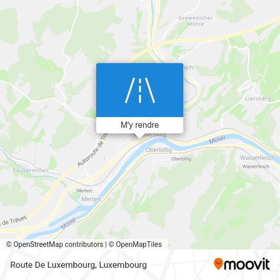 Route De Luxembourg plan