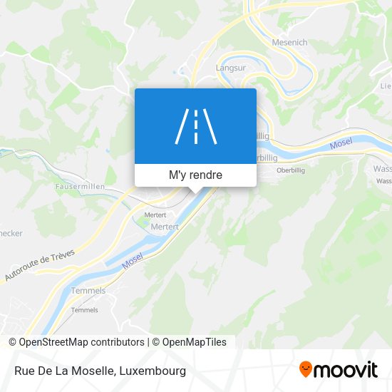 Rue De La Moselle plan