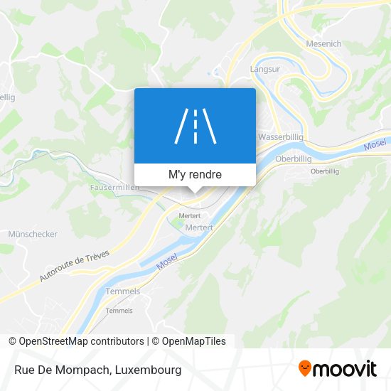 Rue De Mompach plan