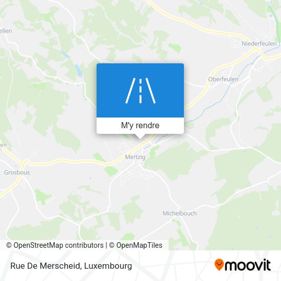 Rue De Merscheid plan