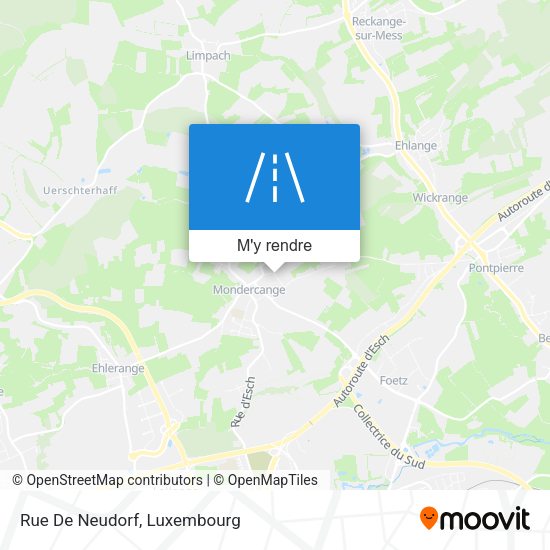 Rue De Neudorf plan
