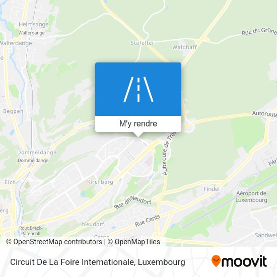 Circuit De La Foire Internationale plan