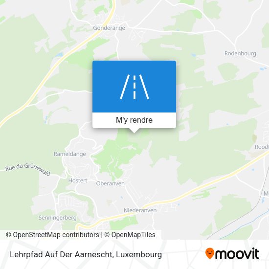 Lehrpfad Auf Der Aarnescht plan