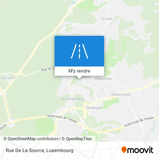 Rue De La Source plan