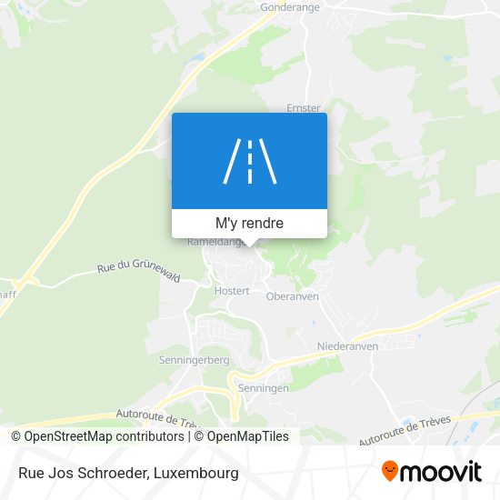 Rue Jos Schroeder plan