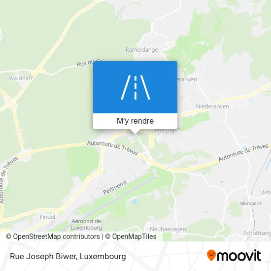 Rue Joseph Biwer plan