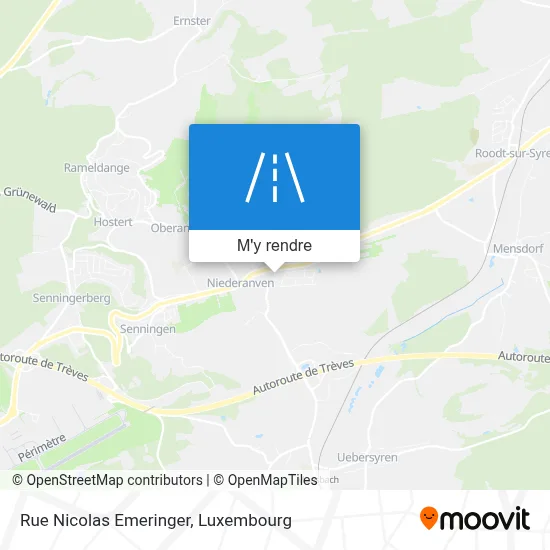 Rue Nicolas Emeringer plan