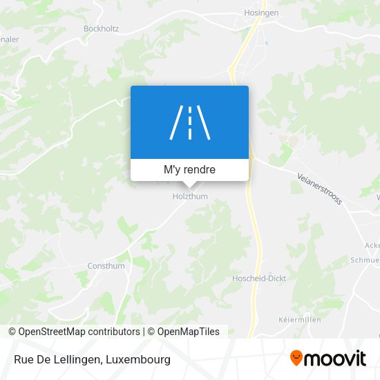 Rue De Lellingen plan