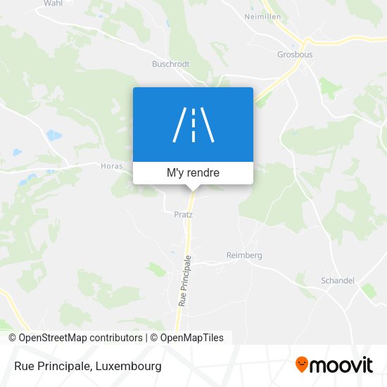 Rue Principale plan