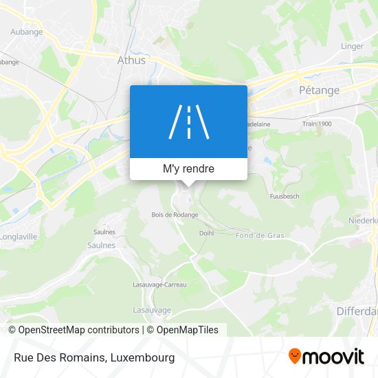 Rue Des Romains plan
