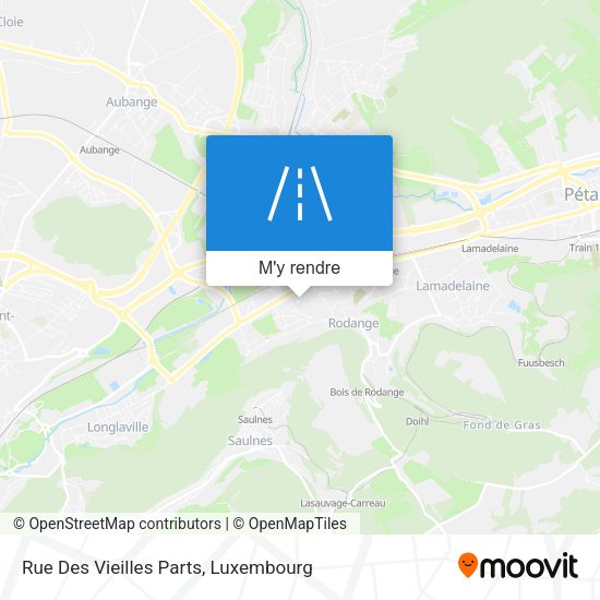 Rue Des Vieilles Parts plan