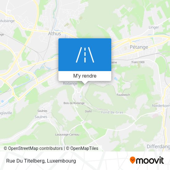 Rue Du Titelberg plan