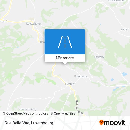 Rue Belle-Vue plan