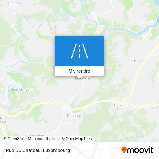 Rue Du Château plan