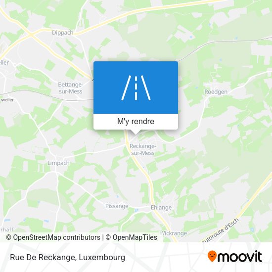 Rue De Reckange plan