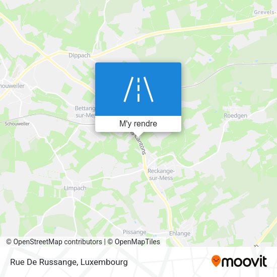 Rue De Russange plan