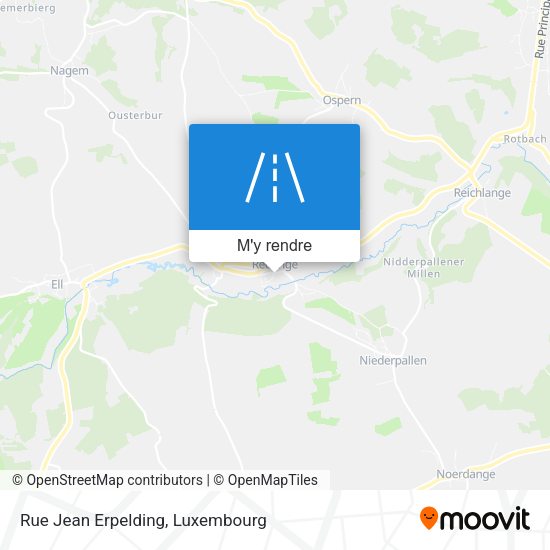 Rue Jean Erpelding plan