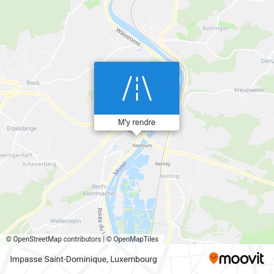 Impasse Saint-Dominique plan