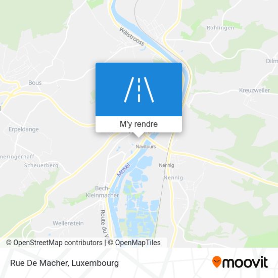 Rue De Macher plan