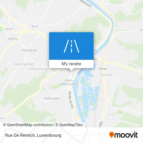 Rue De Remich plan
