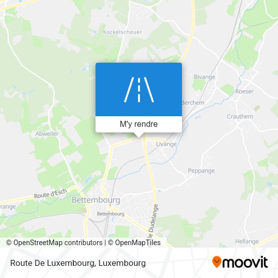 Route De Luxembourg plan