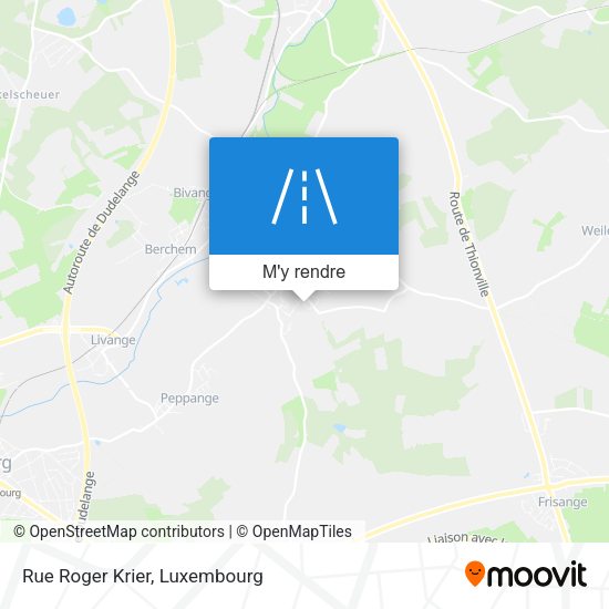 Rue Roger Krier plan