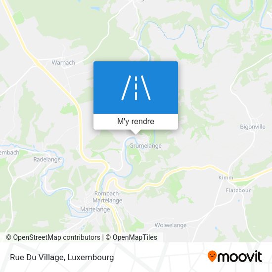 Rue Du Village plan