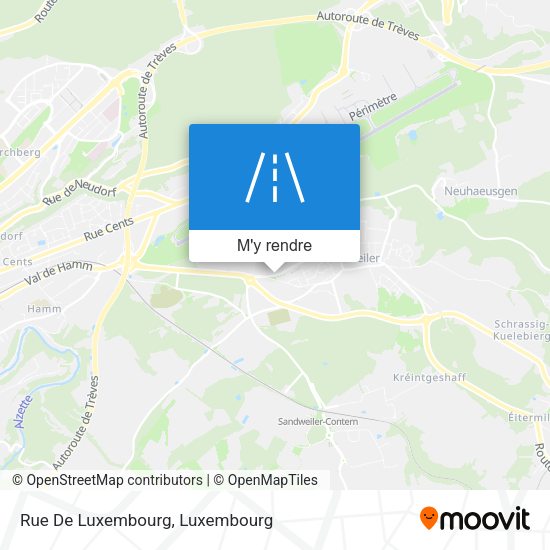 Rue De Luxembourg plan