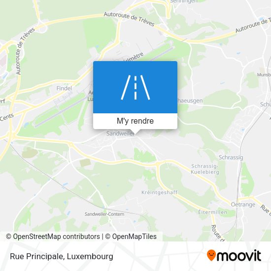 Rue Principale plan