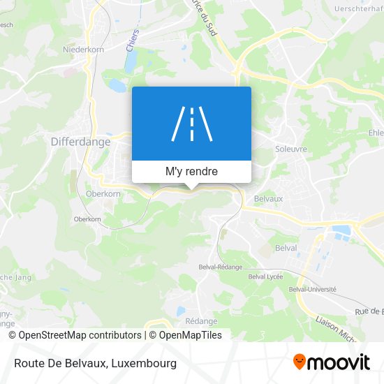 Route De Belvaux plan