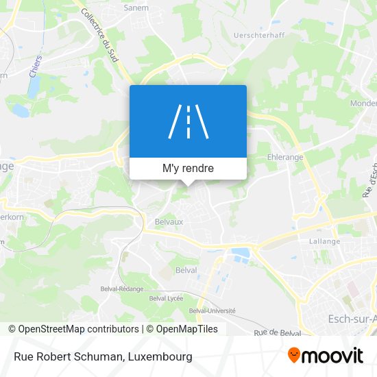 Rue Robert Schuman plan