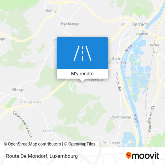 Route De Mondorf plan