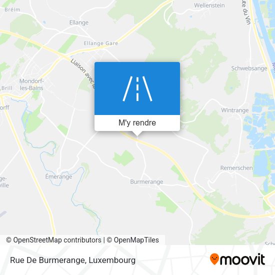 Rue De Burmerange plan